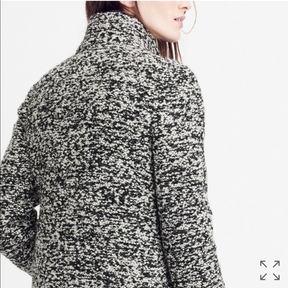 J. Crew Lodge coat in speckled boucle - Picture 2 of 8